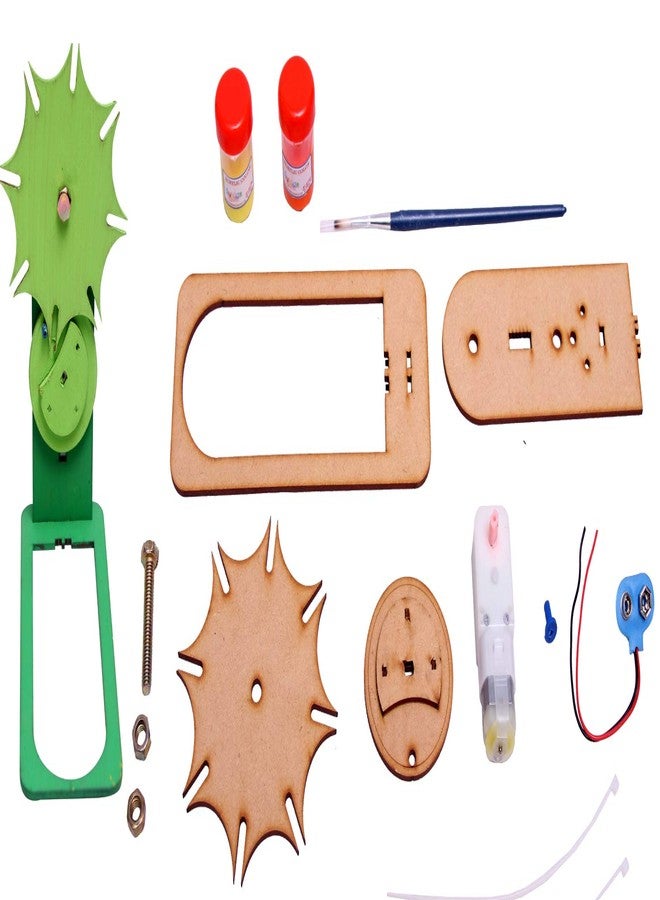 THE CURIOUS BRAIN® Geneva Drive Cross Mechanism Working Model- DIY KIT for 10+ Age Girls & Boys- Science FAIR School Educational Model- STEM Learning Activity- Mechanical LAB Model - Image 4